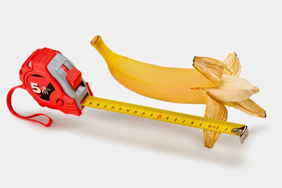 mengukur zakar sebelum membesar menggunakan contoh pisang